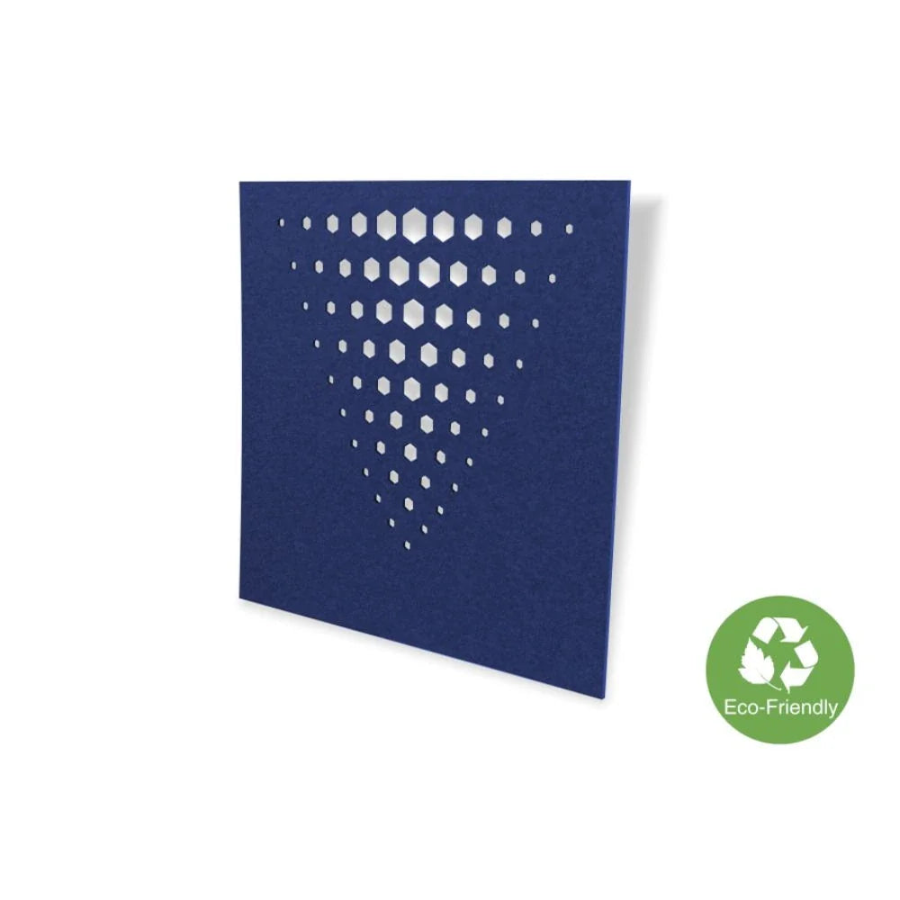 Akoestisch paneel van vilt | Blauw paneel van vilt | DECIBEL winkel - Afbeelding 3