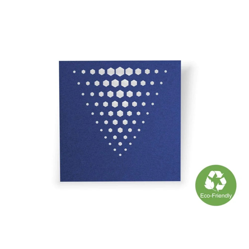 Akoestisch paneel van vilt | Blauw paneel van vilt | DECIBEL winkel