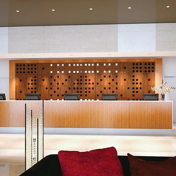 Domino DP10 Akoestisch houten geperforeerd textielpaneel - DECIBEL Shop - Afbeelding 2