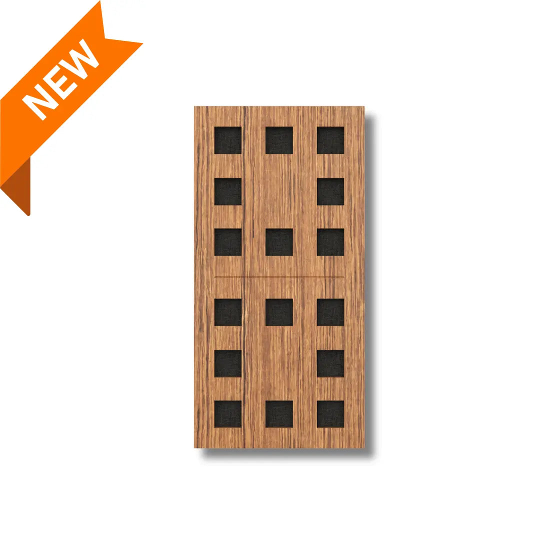 Domino DP9 akoestisch paneel met geperforeerd houttextiel - DECIBEL Shop - Afbeelding 7