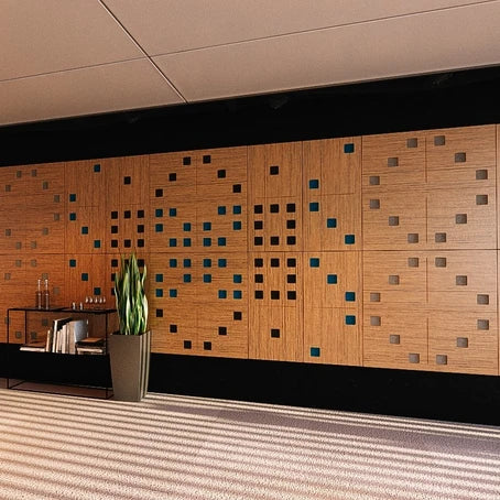 Domino DP10 Akoestisch houten geperforeerd textielpaneel - DECIBEL Shop - Afbeelding 4