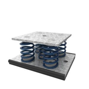 Vibro-MS | Anti-vibratiebevestiging voor lage-frequentie-isolatie - DECIBEL Shop