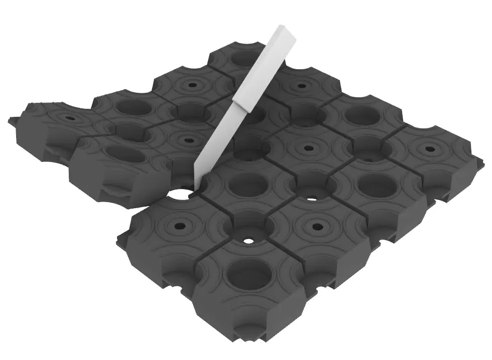 Vibro-TiLe Anti-Vibratiematten - Machine & HVAC Trillingsdemping - DECIBEL Shop - Afbeelding 10